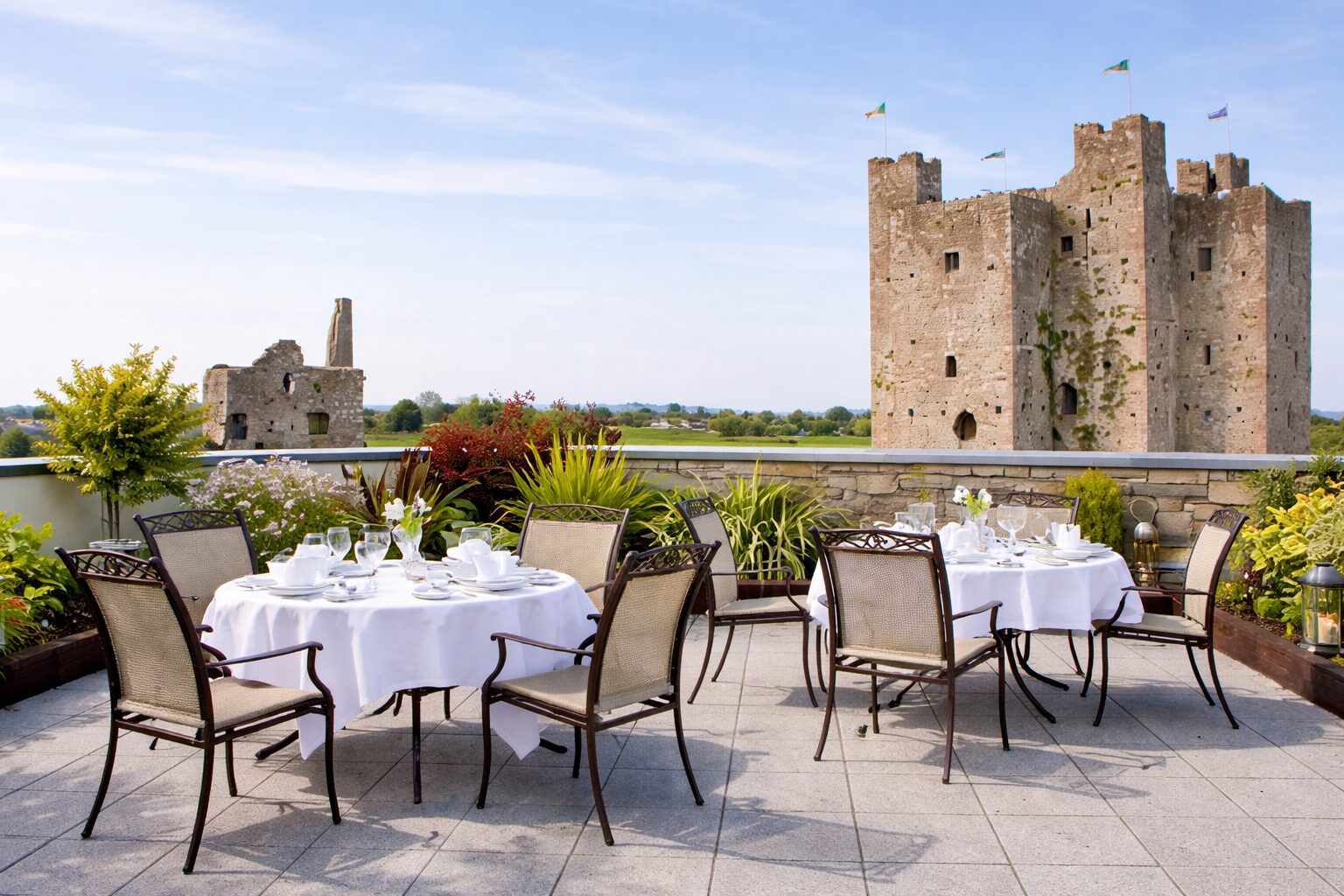 Rooftop Garden 4 Star Hotels Meath Trim Castle Hotel rooftop-garden-4-star-hotels-meath-trim-castle-hotel